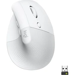 Logitech Lift Vertical Ergonomic Mouse Off-White