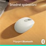 Logitech M196 - Bluetooth myš, bílá