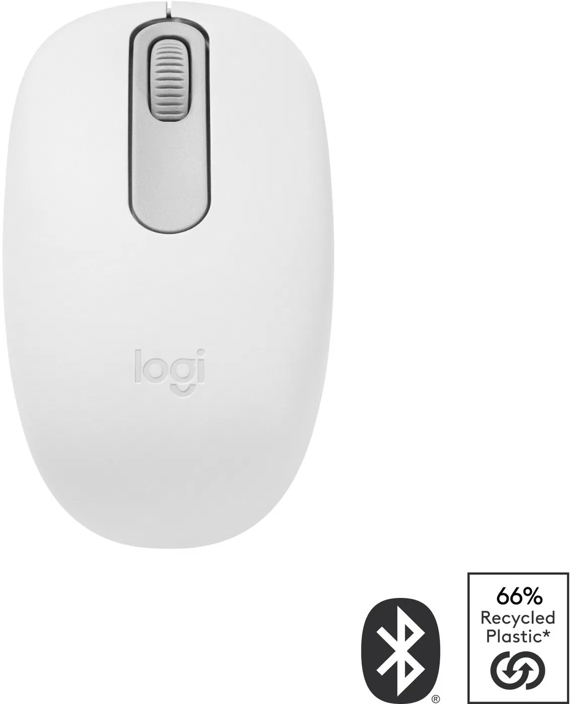 Logitech M196 - myš Bluetooth, biela