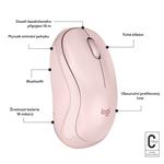 Logitech M240 Silent Bluetooth Mouse Rose