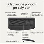 Logitech MK880 US INTL, bezdrôtová klávesnica a myš, grafitová
