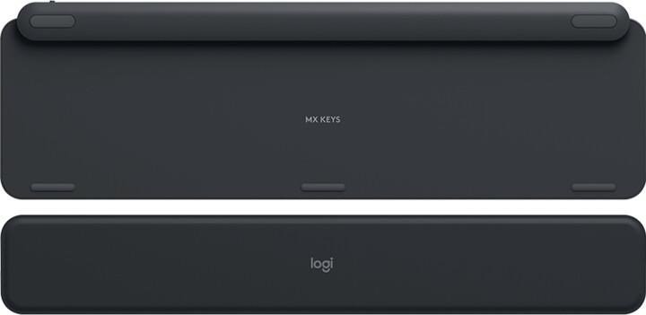 Logitech MX Keys Plus CZ s opěrkou zápěstí