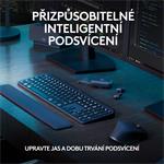 Logitech MX Keys S, CZ, bezdrôtová klávesnica, čierna/grafitová