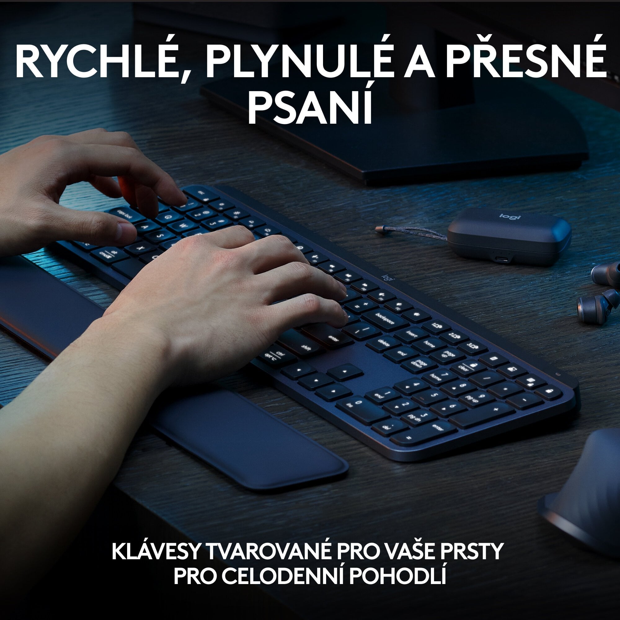 Logitech MX Keys S Graphite - CZ/SK