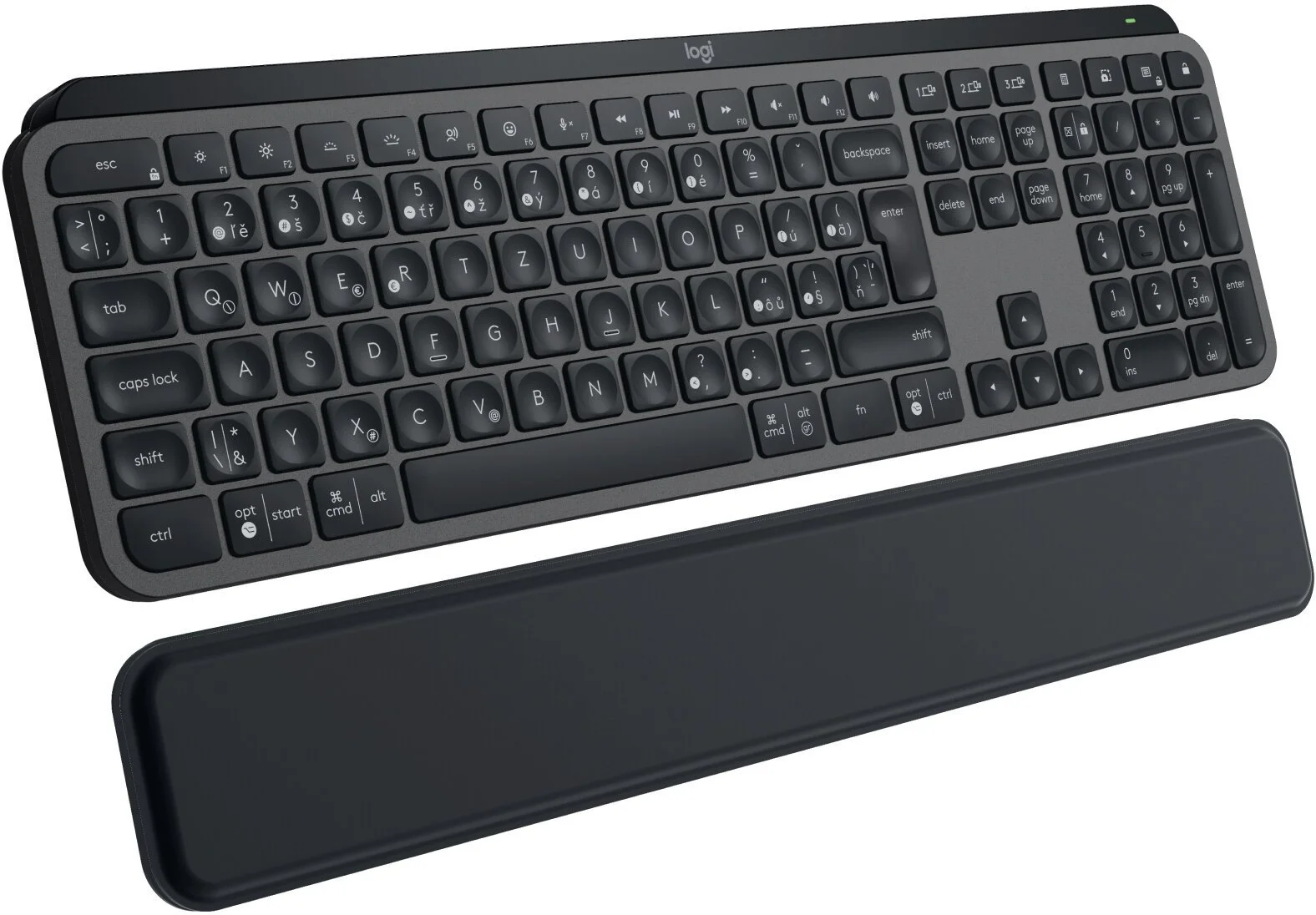Logitech MX Keys S Plus US INT s opierkou zápästia