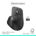 Logitech MX Master 4 pre firmy, grafitová