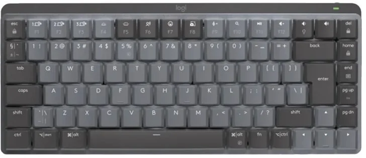 Logitech MX Mechanical Mini, CZ, Klikací spínače, černá/grafitová
