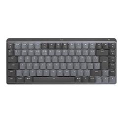 Logitech MX Mechanical Mini, US, Hmatové tiché spínače, černá/grafitová