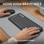 Logitech Pebble 2 Combo, bezdrátová klávesnice a myš, grafitová