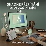 Logitech Pebble Keys 2 K380s, US, bezdrôtová klávesnica, biela