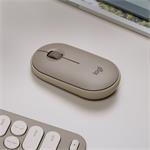 Logitech Pebble M350 Wireless Mouse Sand