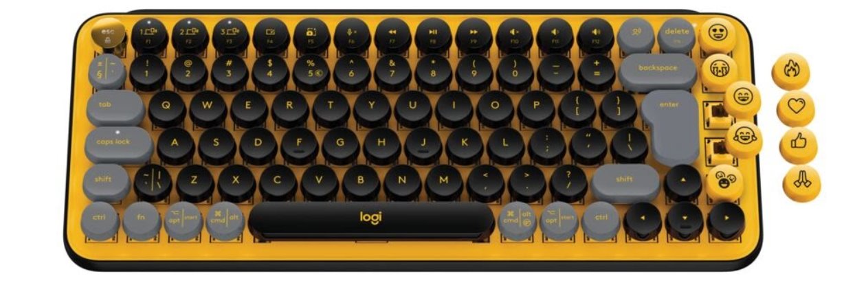 Logitech Pop klávesnica, čierno-zlatá 920-010735