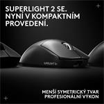 Logitech PRO X Superlight 2c SE, černá