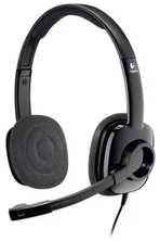 LOGITECH Stereo Headset H250 Graphite, sluchátka s mikrofonem