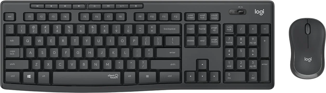Logitech Wireless Combo MK295, grafitová - US INTL