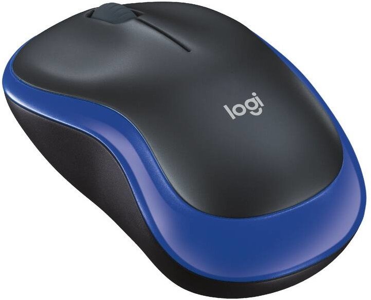 Logitech Wireless M185 čierno/modrá 910-002236