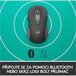 Logitech Wireless M650 L, grafitová