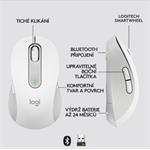 Logitech Wireless M650 M, bílá