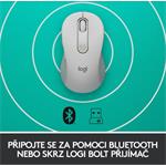 Logitech Wireless M650 M, bílá
