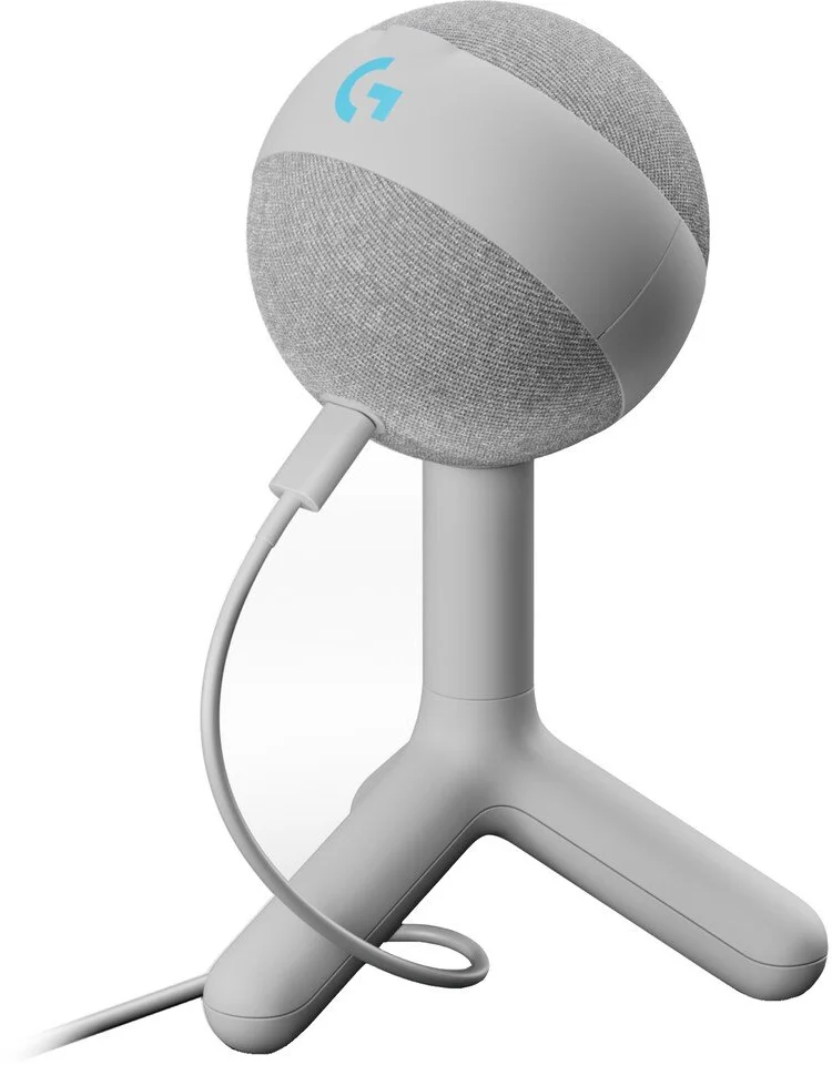 Logitech YETI ORB - herní mikrofon USB N/A, bílá