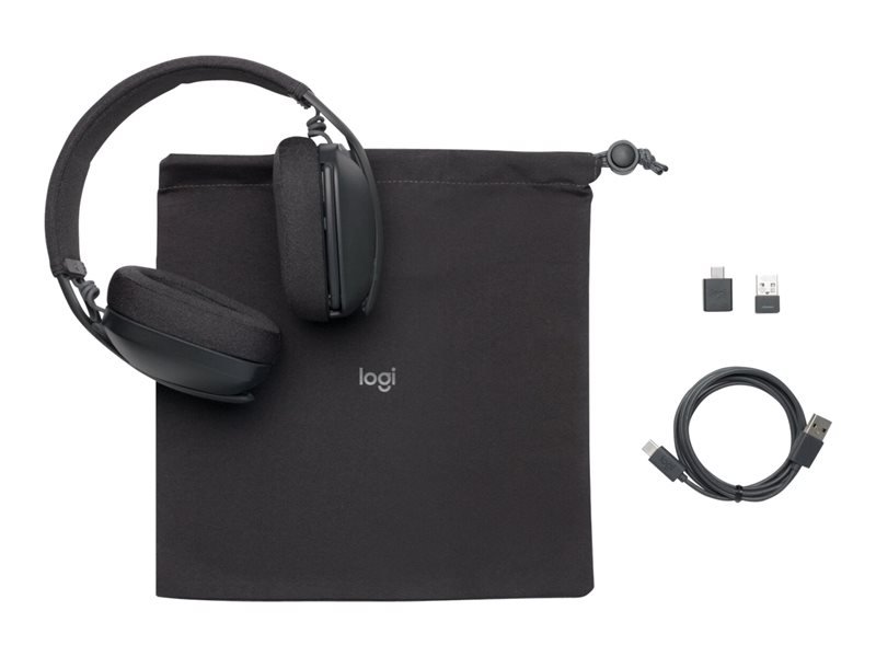 Logitech Zone Vibe 125, grafitová
