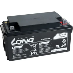 LONG batéria 12V 65Ah F4 DeepCycle GEL 10 rokov (LG65-12)