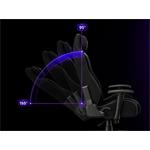 LORGAR CHA41, Ergonomic Gaming Chair Advanced, Černá/bílá