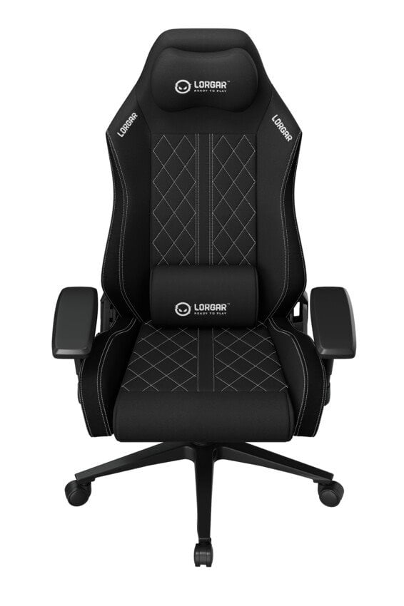 LORGAR CHA41, Ergonomic Gaming Chair Advanced, Černá/bílá