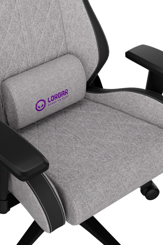 LORGAR CHA41, Ergonomic Gaming Chair Advanced, šedá