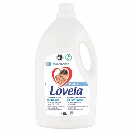 Lovela Baby tekutý prací přípravek na bílé prádlo 4,5 l / 50 pracích dávek