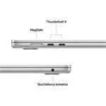 MacBook Air 15,M4 16GB,512GB SSD - strieborný