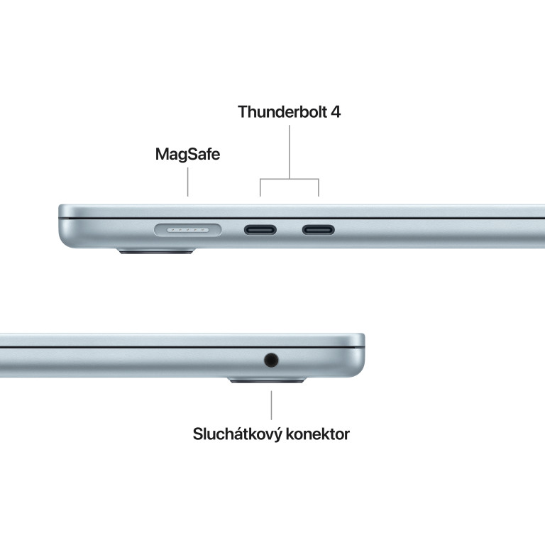 MacBook Air 15,M4 24GB/512GB SSD - Nebesky modrá
