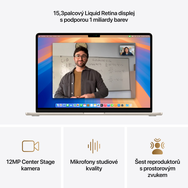 MacBook Air 15 M4 512 GB Hviezdne biely