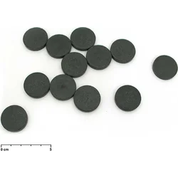 Magnet kulatý šedý 2.6cm