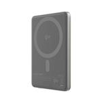 Magnetická bezdrôtová powerbanka Cubenest Qi2 SlimDual 5000 mAh SQ1B3D - strieborná