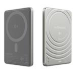 Magnetická bezdrôtová powerbanka Cubenest Qi2 SlimDual 5000 mAh SQ1B3D - strieborná