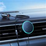 Magnetický držák Baseus do ventilační mřížky s nabíječkou USB-A 15W+25W černý
