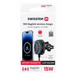 Magnetický držiak Swissten MagStick Compact s funkciou nabíjania