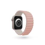 Magnetický remienok Epico pre Apple Watch 38/40/41 mm - ružový/sivý