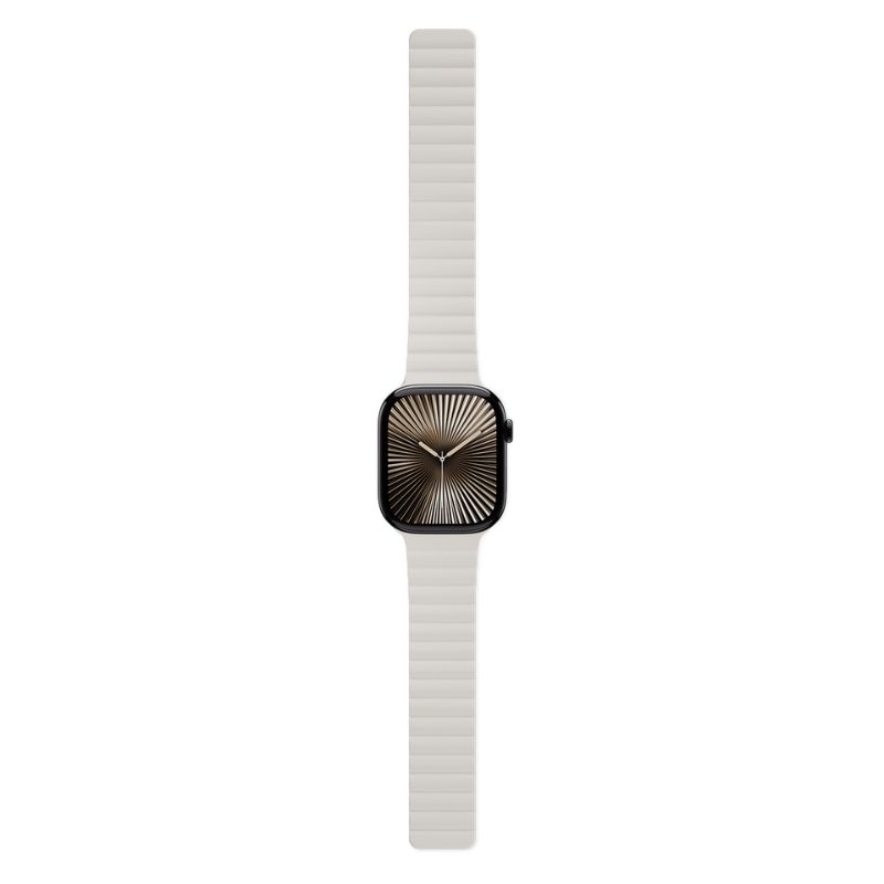 Magnetický remienok Epico pre Apple Watch 42/44/45 mm - ružový/sivý
