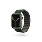 Magnetický remienok Epico pre Apple Watch 42/44/45 mm - sivý/zelený