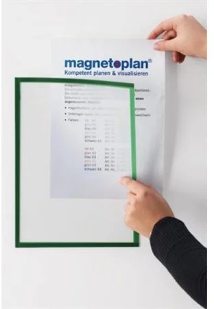 Magnetoplan Magnetický rámček A4 sivá (5ks) magimagwindow4g