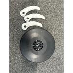 Makita 199868-0 Vyťahovacia hlava s plastovými nožmi 305 mm, závit M8x125LH/RH,M10x1,25LH