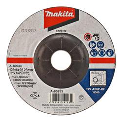 Makita A-80933 brúsny kotúč 125x6x22 oceľ