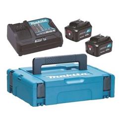 Makita Aku sada 2xBL1041B + rychlojnabíječka DC10SB + systainer 197641-2 - Nabíječky