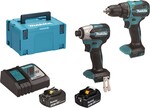 MAKITA Akumulátorová sada DDF490+DTD158 Li-ion LXT 18 V