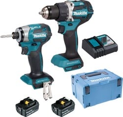 MAKITA Akumulátorová sada DHP484+DTD173 Li-ion LXT 18 V/5,0 Ah