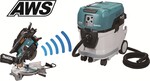 MAKITA Akumulátorová stolová a pokosová píla AWS 260 mm Li-ion XGT 40V bez batérie Z
