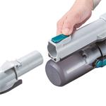 MAKITA Akumulátorový vysávač s cyklónovou filtráciou a elektrickou kefou Li-ion XGT 40V, bez batérie