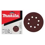 MAKITA brusný papír suchý zip 125mm 8 děr K40 10ks=oldP-00474